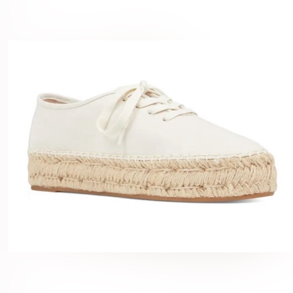 Nine West  Leather Gingerbread Espadrille Sneakers NWOT Size 8.5